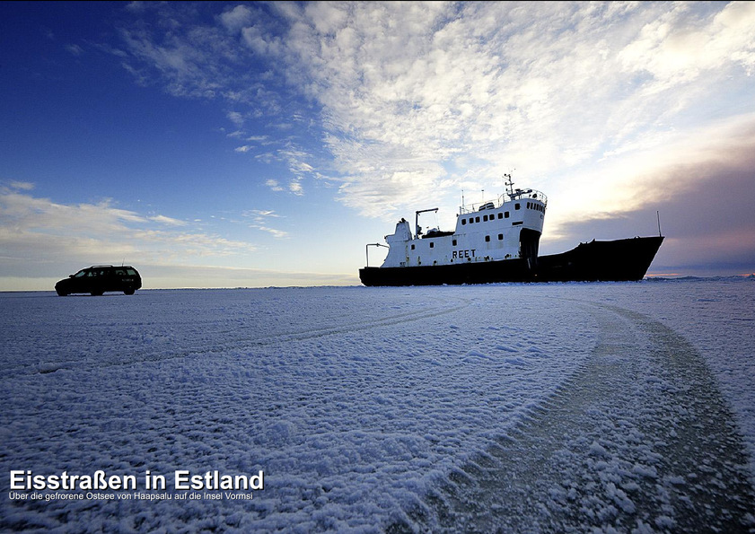 Eisstraßen in der Ostsee