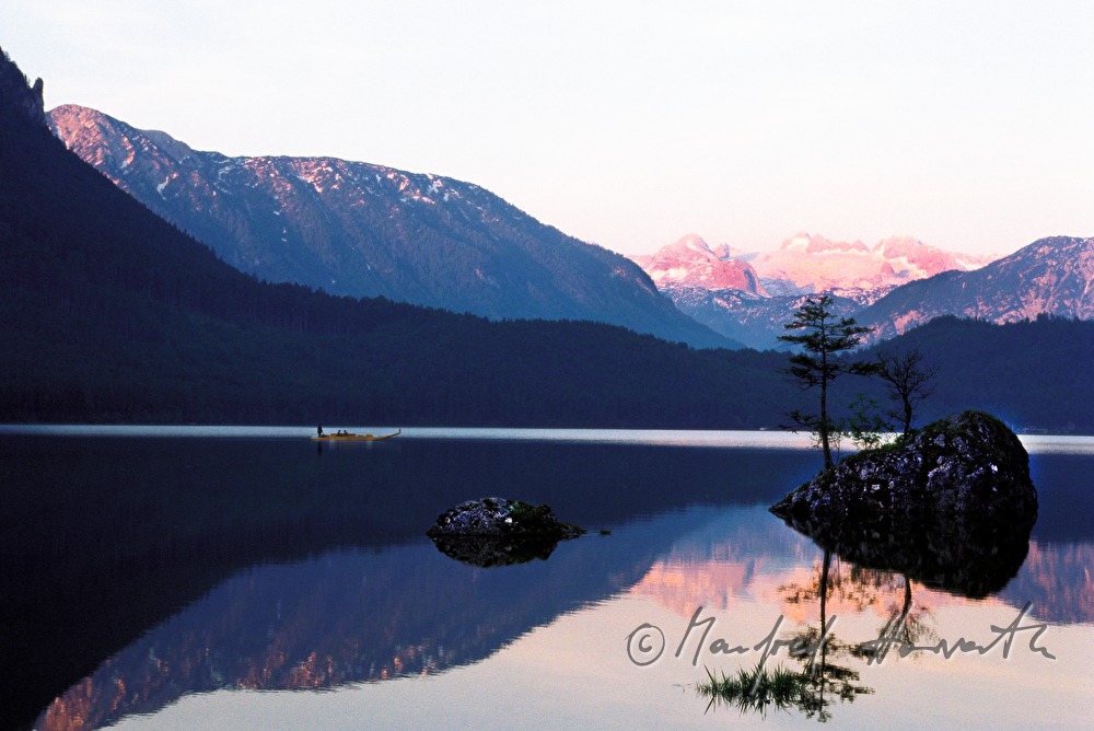 Plätte auf dem Altausseer See