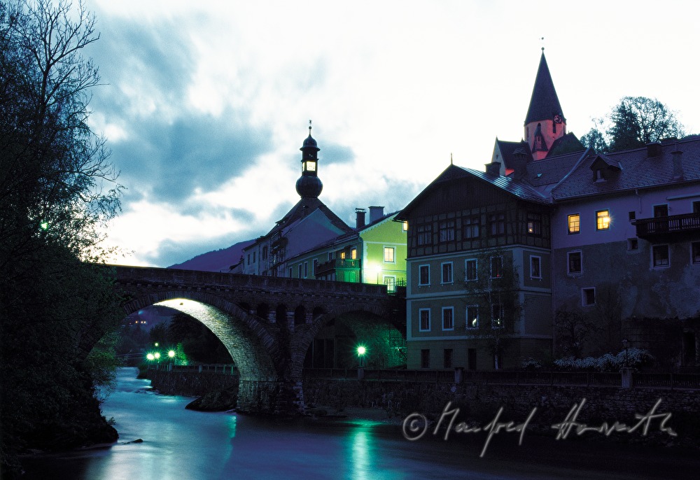 Brücke über die Mur in Murau