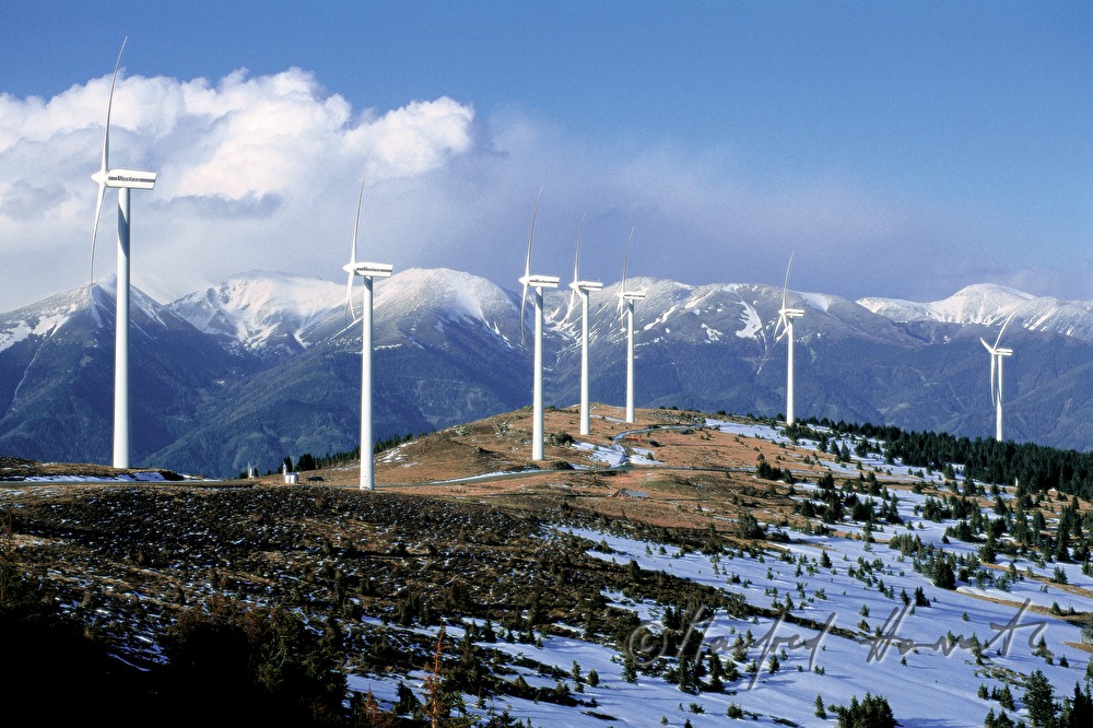 Windkraftanlage von Oberzeiring