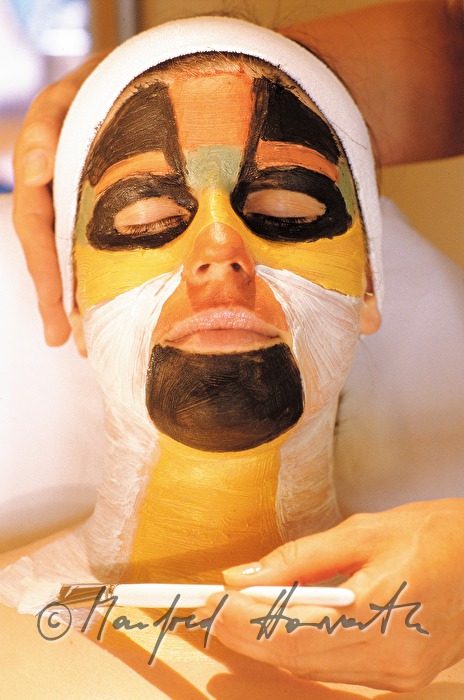 Gesichtsmaske mit Phytokosmetik