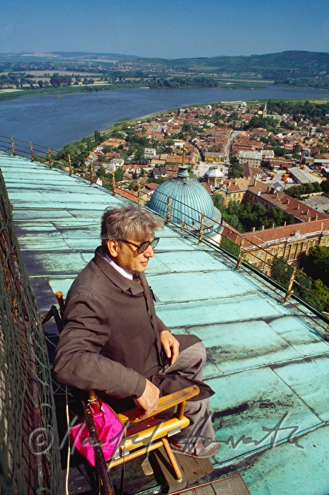 Wächter auf dem Dach der Kathedrale