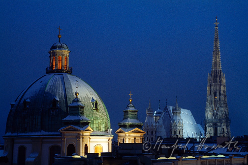 Peterskirche und Stephansdom