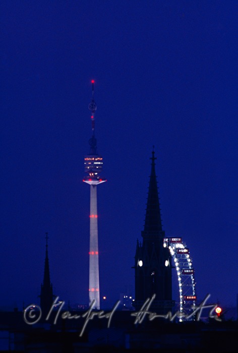 Donauturm und Riesenrad
