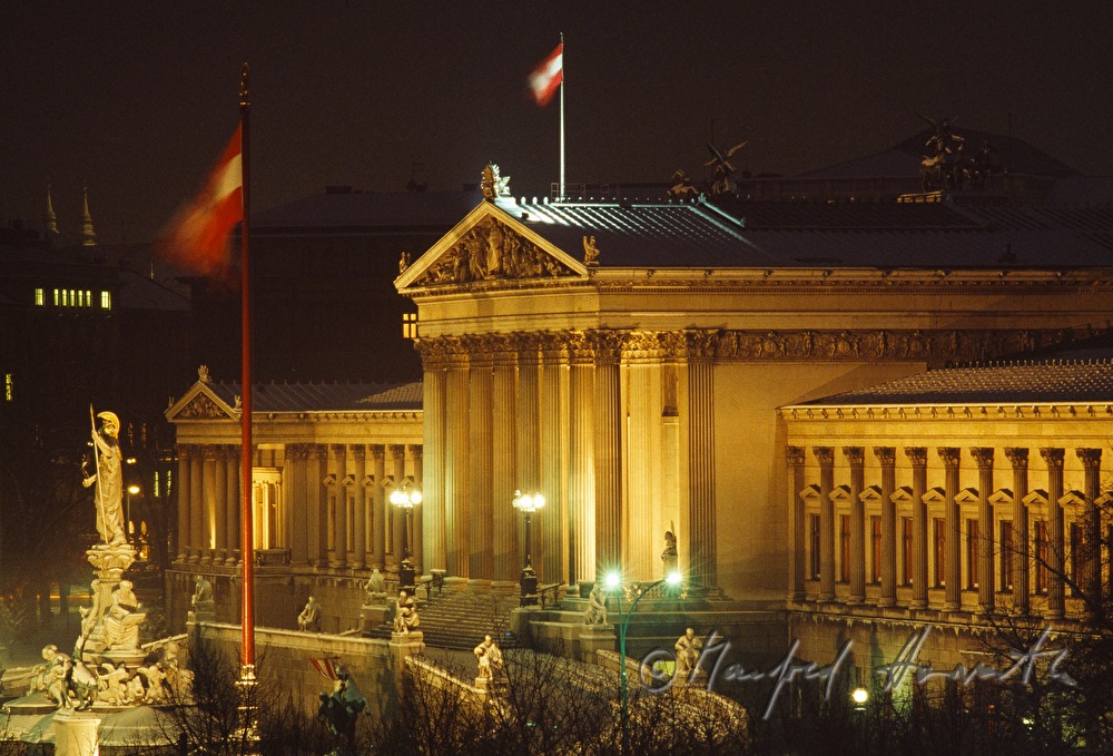 Blick vom Burgtheater