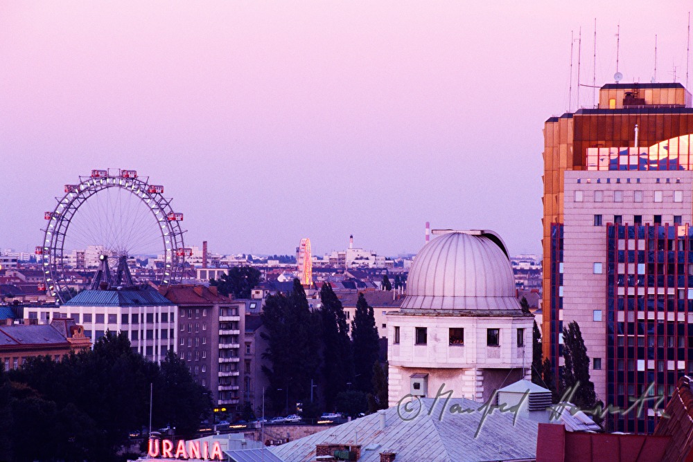 Wiener Riesenrad und Urania
