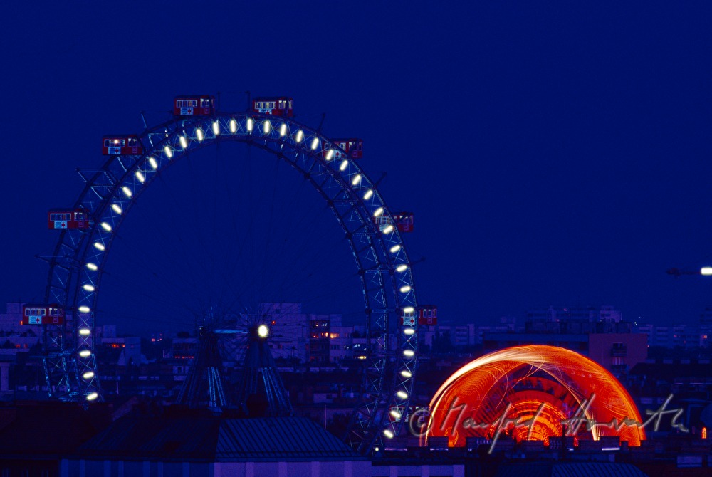 Wiener Riesenrad und Prater