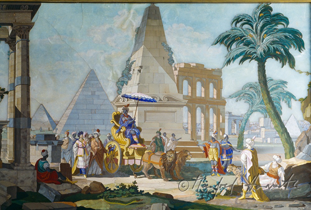 Piedradura Zimmer, Piedradura (Stein-Einlegearbeit)