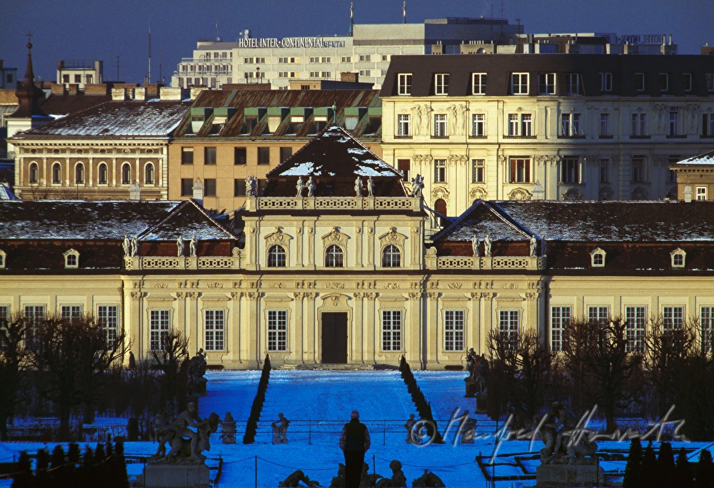 Südansicht des Unteren Belvedere