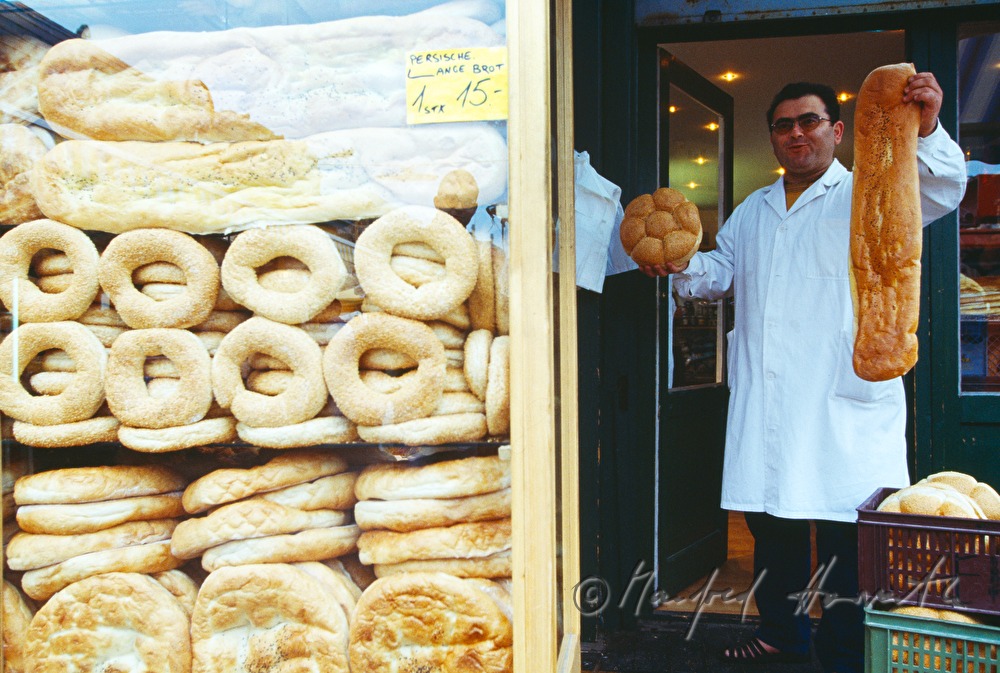 Marktstand für Türkisches Brot