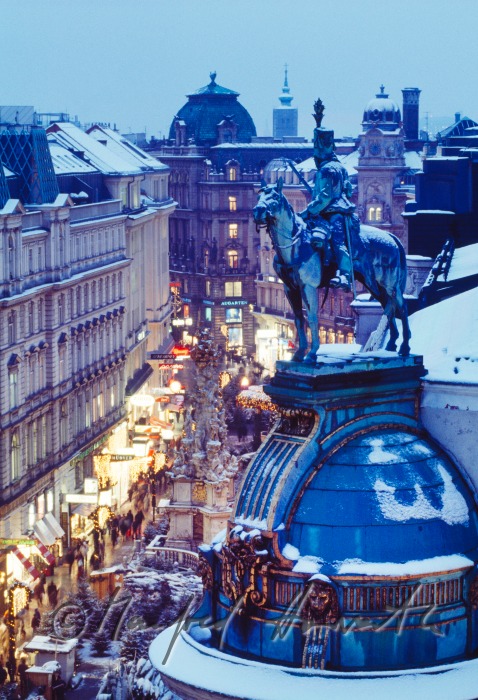 Weihnachtsmarkt, Blick von oben