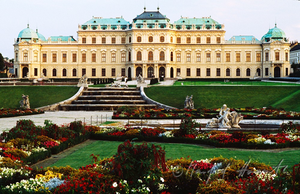 Oberes Belvedere mit Garten