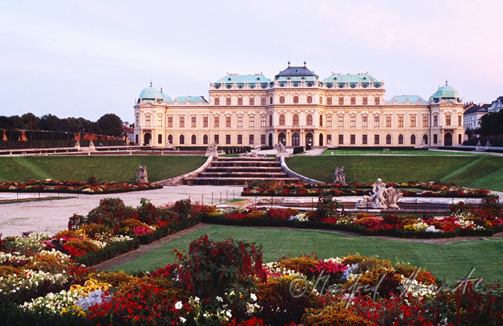 Oberes Belvedere mit Garten