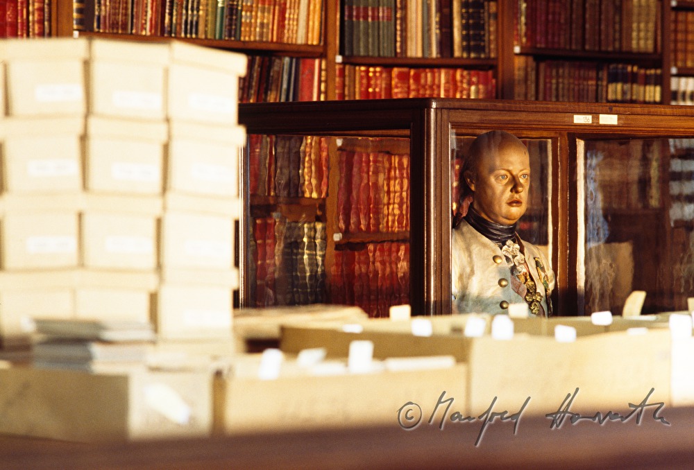 Interieur der Fideikomissbibliothek