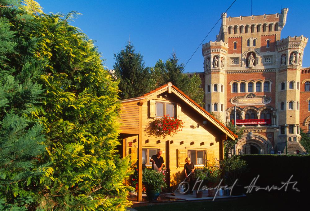 Sommerhaus in der Schrebergartensiedlung beim Arsenal