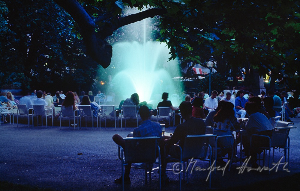 Säulenbrunnen im Rathauspark