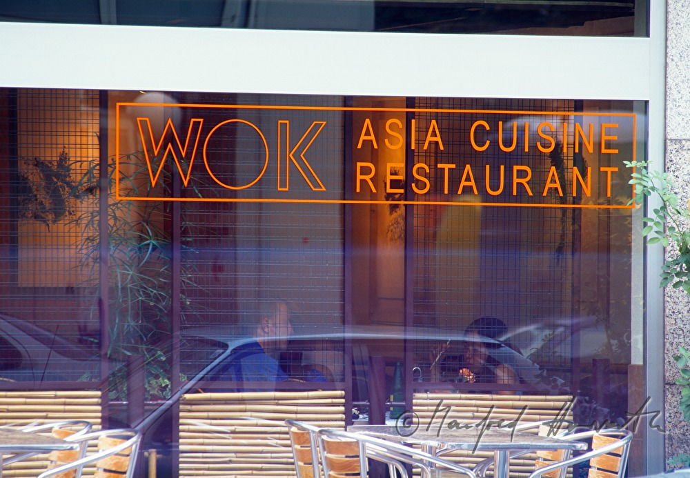 Blick in das Wok-Restaurant 