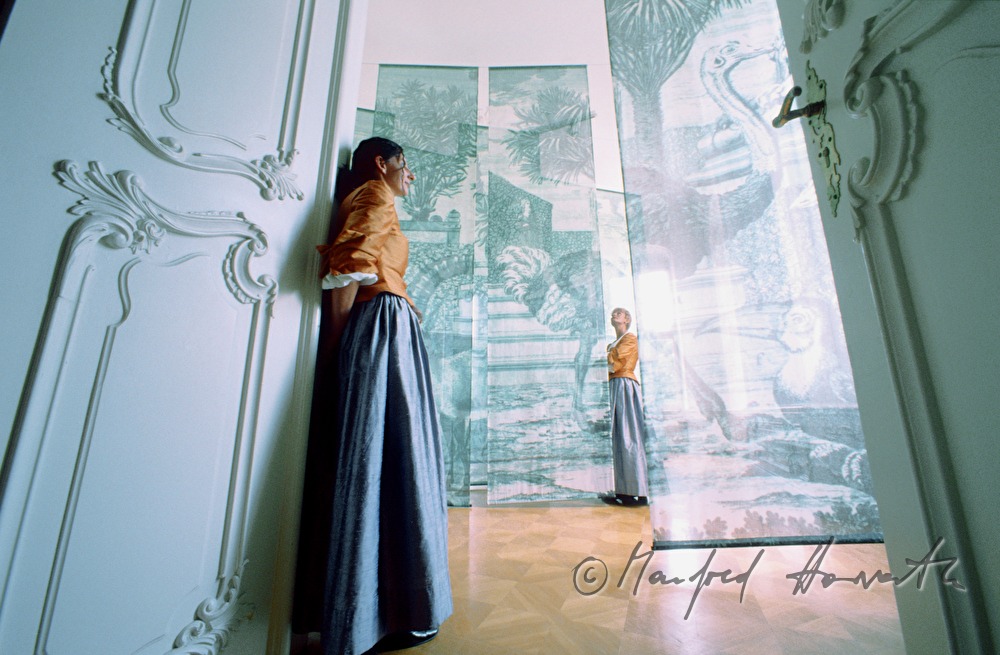 Barock Ausstellung, Installation eines Irrgartens