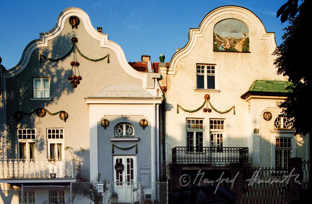 Flemminggasse, Wohnhäuser im Jugendstil