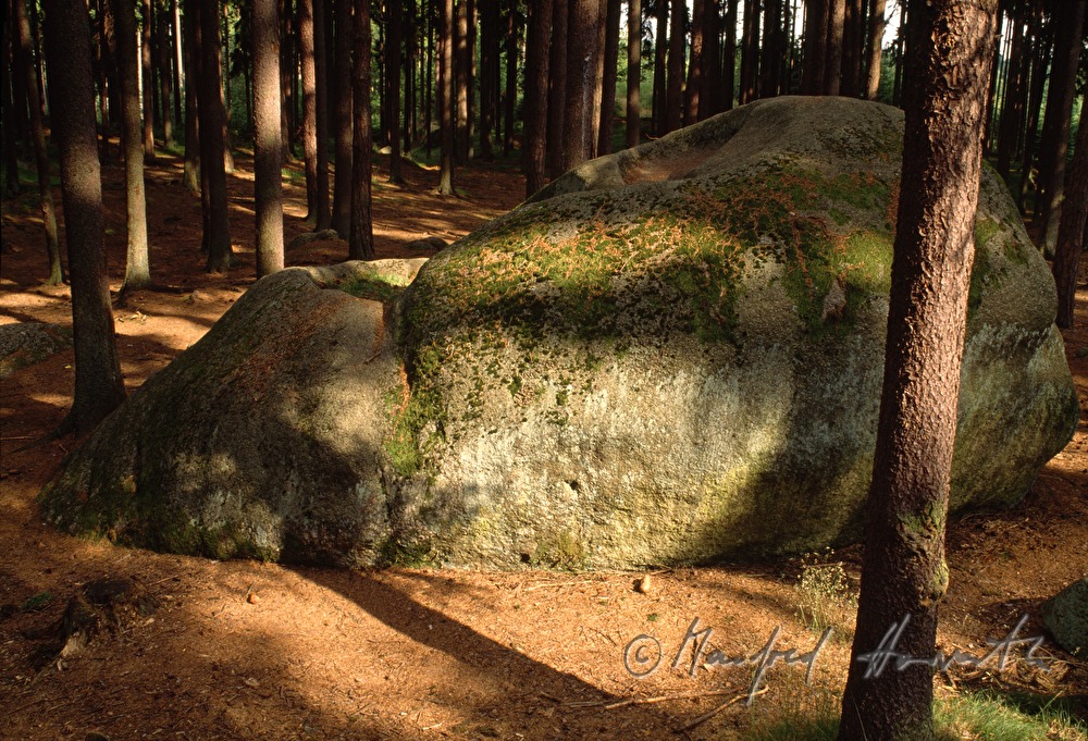 Naturpark Blockheide Gmünd-Eibenstein, Granitfindling