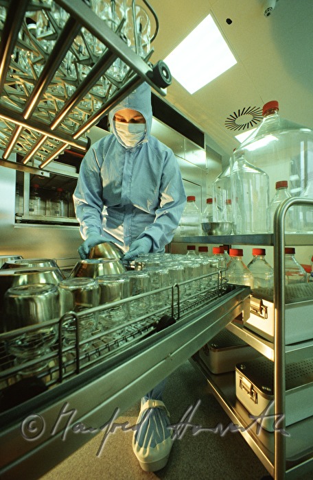 keimfreies Biotechnologie Labor, Sterilisation