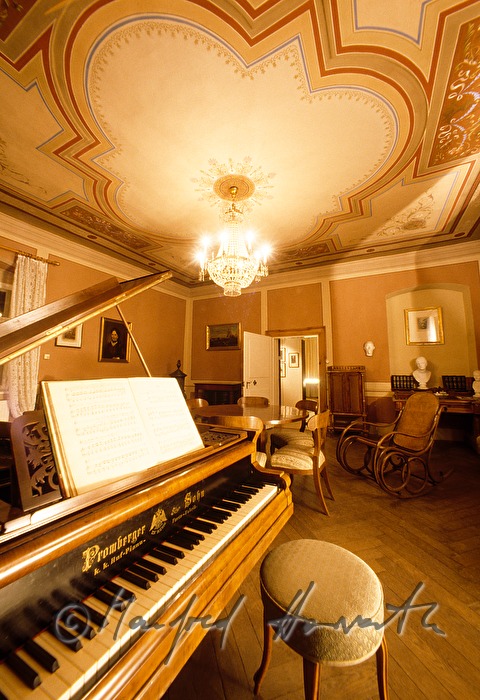Hugo-Wolf-Museum, Blick in das Arbeitszimmer