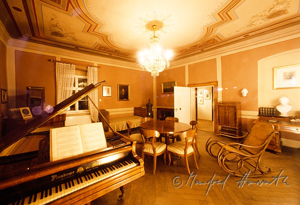 Hugo-Wolf-Museum, Blick in das Arbeitszimmer