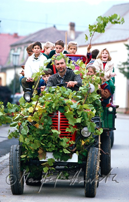 Traktor beim Erntedankfest