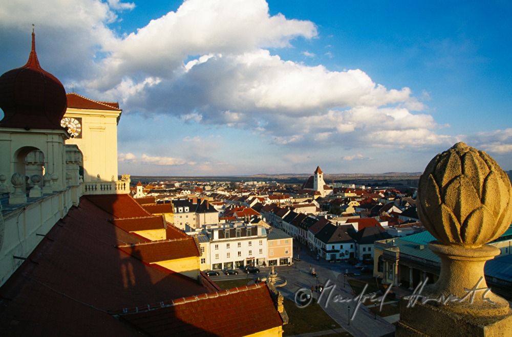 Blick vom Dach auf Eisenstadt