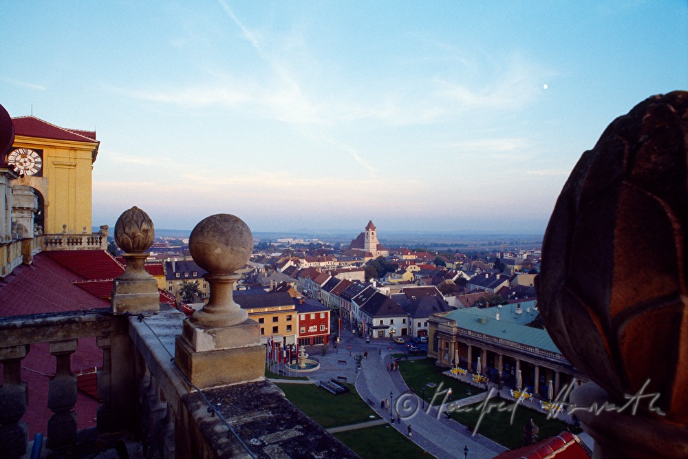 Blick vom Dach auf Eisenstadt