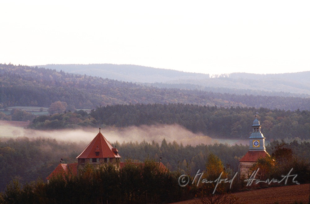Türme der Burg Schlaining, Bernsteiner Gebirge