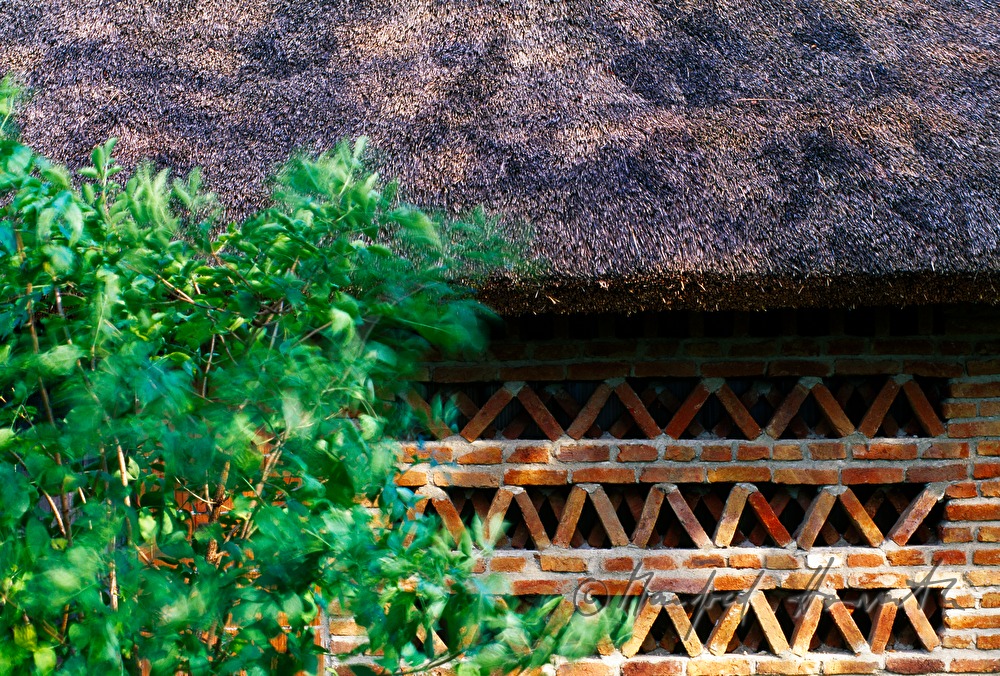 Detail vom Atelierhaus im Künstlerdorf
