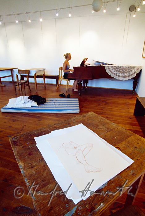 Atelierhaus im Künstlerdorf - Malworkshop