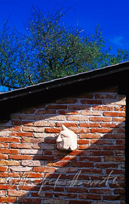 Detail im Atelierhaus im Künstlerdorf