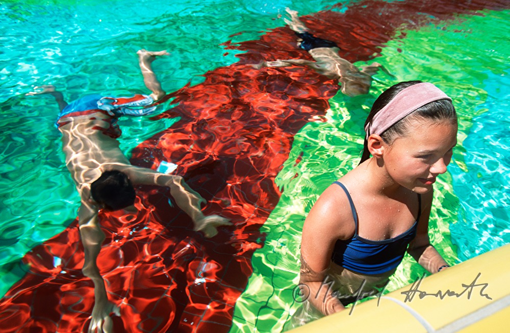Kinder im Thermalschwimmbad