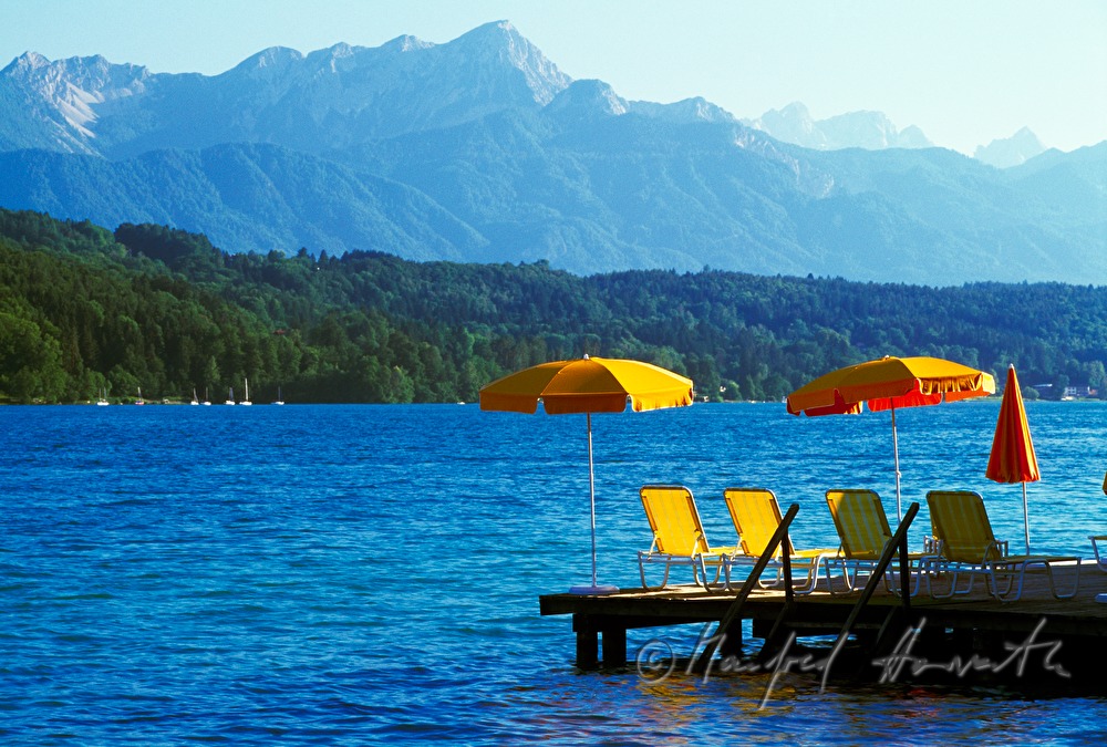 Badestrand in Pörtschach
