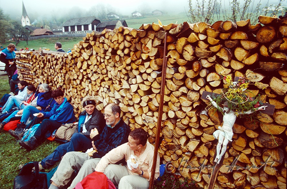 Pilger machen Pause
