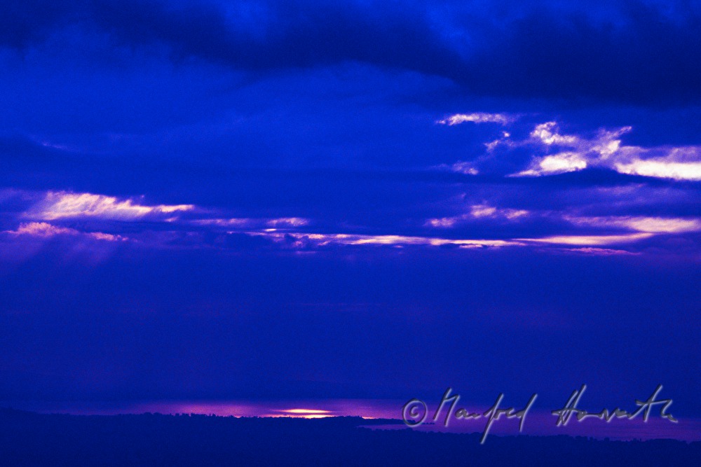 Bodensee und Sonnenreflex