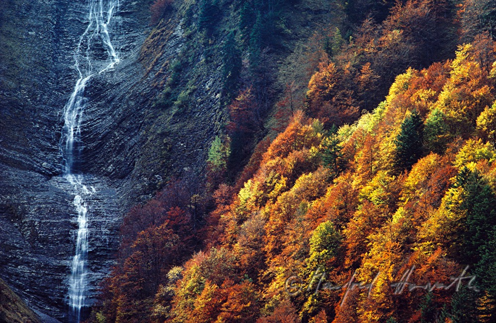 Wasserfall bei Zürs