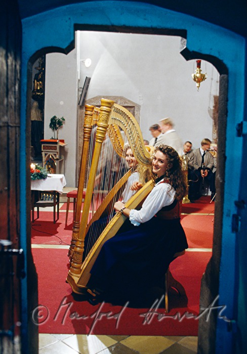Harfenmusik in der Kirche