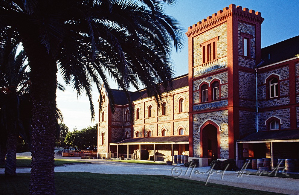 Chateau Tanunda ist aus Ziegel gebaut