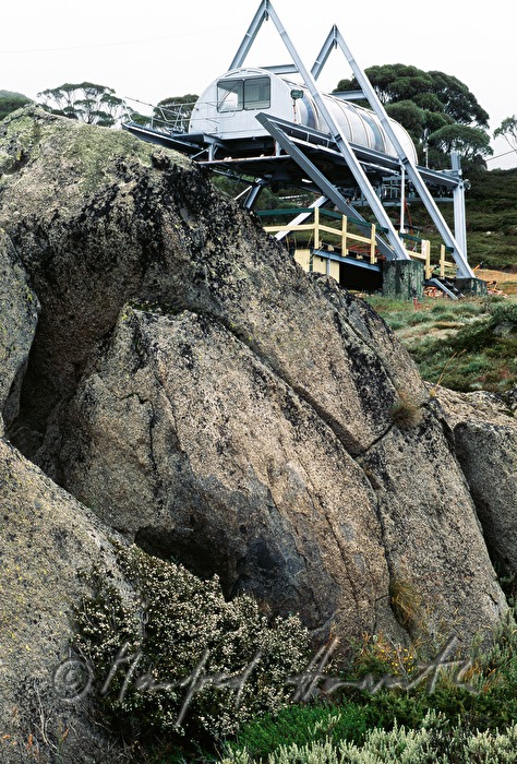 Skilift-Station bei Charlotte Pass