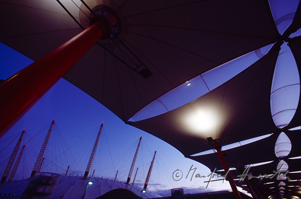 Dach beim Millenium Dome