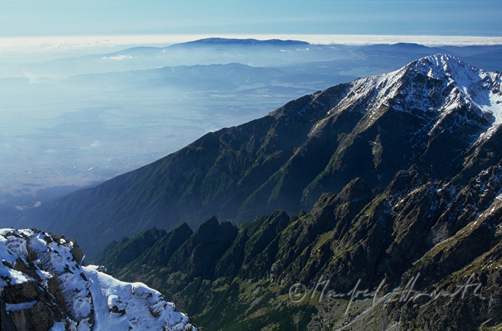 Blick von Lomnický štít (Lomnitzer Spitze)