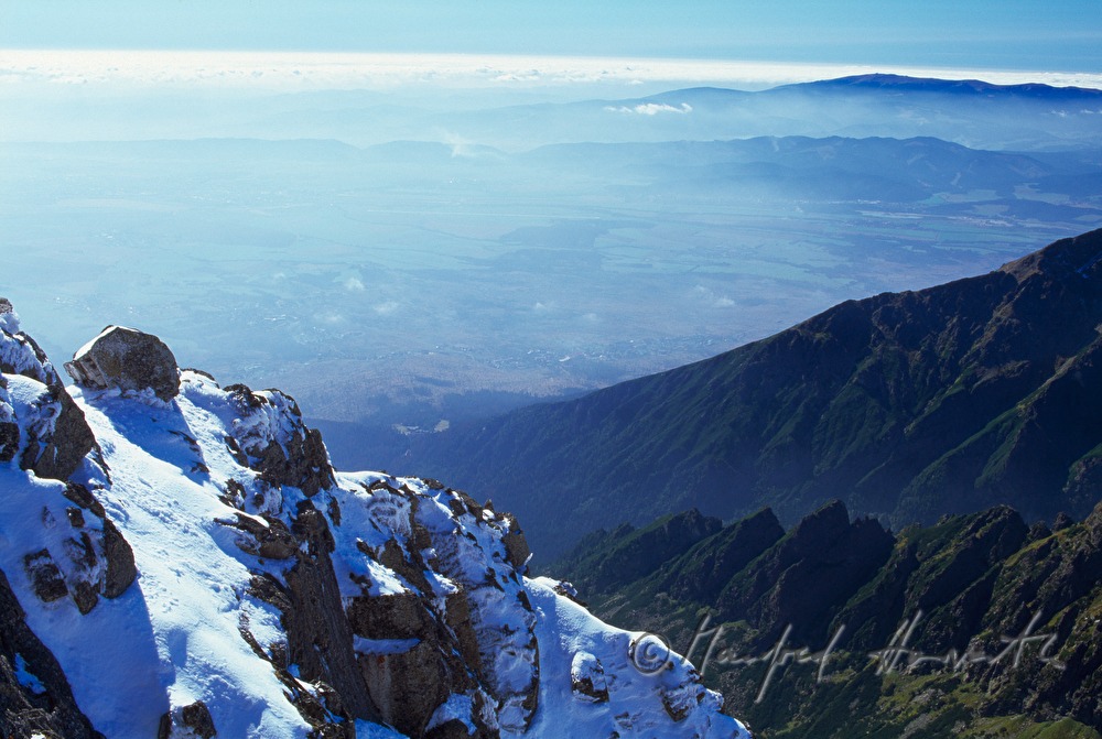 Blick von Lomnický štít (Lomnitzer Spitze)