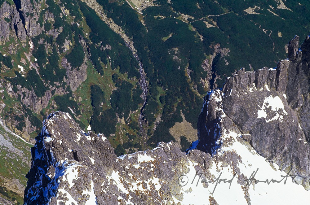 Blick von Lomnický štít (Lomnitzer Spitze)