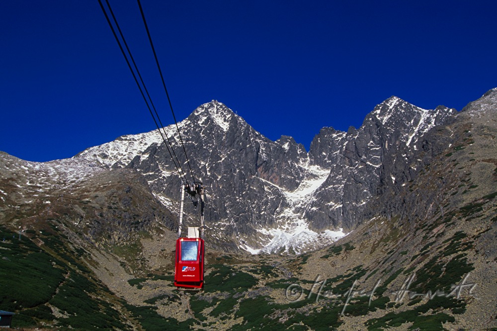 Seilbahn auf Lomnický štít (Lomnitzer Spitze)