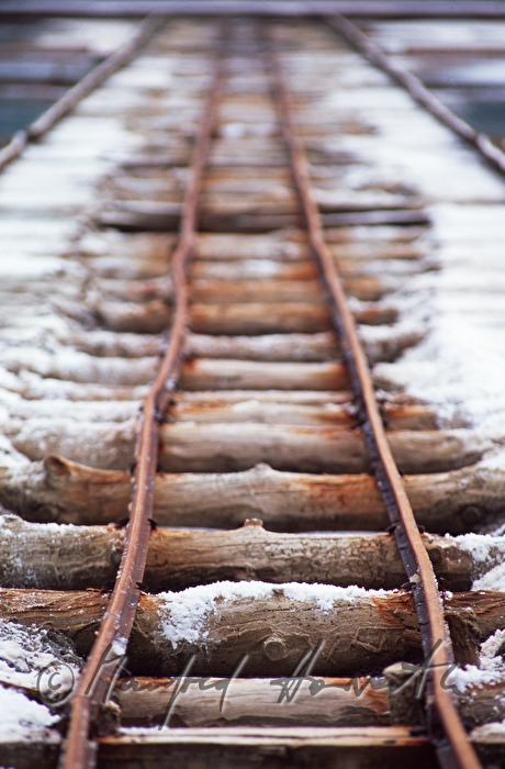 Schiene zum Transport von Meersalz
