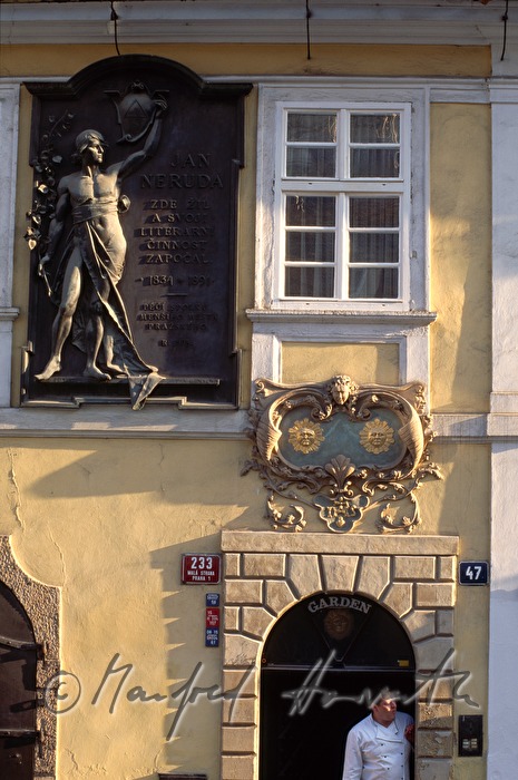Erinnerungstafel an Jan Neruda (Schriftsteller)