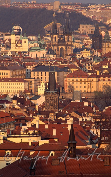 Blick von Mala Strana auf die Altstadt